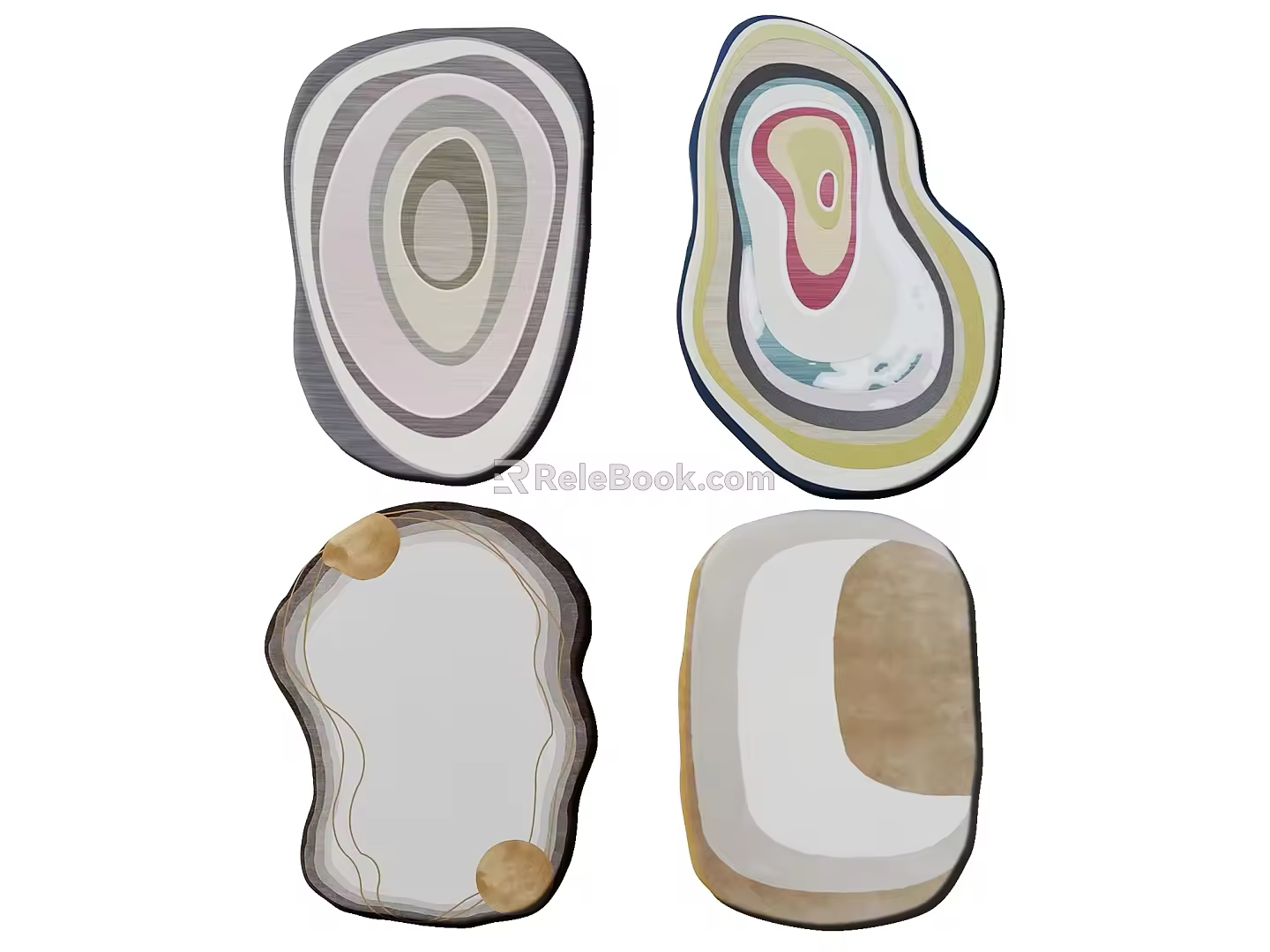 irregular carpet 3d model