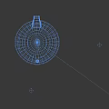 Red Electric Kettle with Transparent Glass Body Red Base Handle and Blue Indicator Light