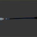 Multiple Blue Arrows With Sharp Metallic Tips On Reflective Surface Modern Weapon Design