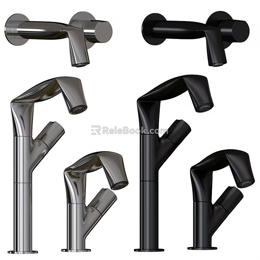 Modern faucet 3d model