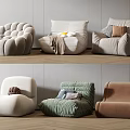 Comfortable Lazy Sofa Designs With Soft Textures And Multiple Color Choices For Home 3d model