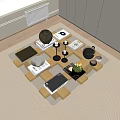 Quiet Wind Tea Table 3d model