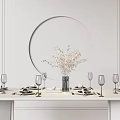 Modern Tableware Combination 3d model