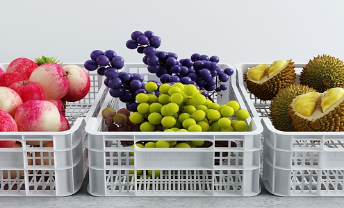 Modern Storage Basket Fresh Fruit Storage Basket 3d model