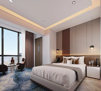 Modern Room Suite 3d model