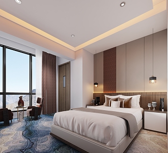 Modern Room Suite 3d model