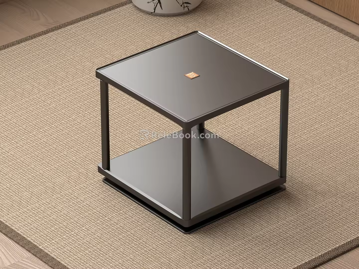 New Chinese Style Chinese Style Side Square Side Song Style Aesthetics 3d model