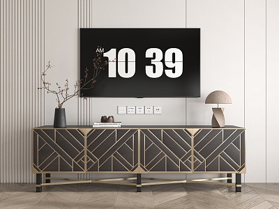 New Chinese TV Cabinet 3d model