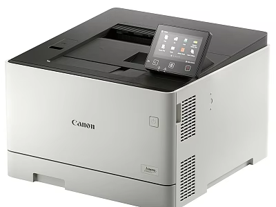 Canon Laser Printer For Office Use With Touchscreen Display And Modern Design 3d model