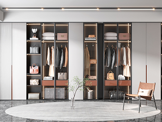 Modern wardrobe 3d model