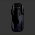 Sleek Deep Blue Concept Racing Car With Aerodynamic Design And Single Seat