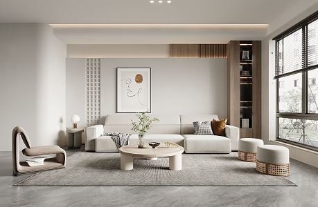 The Silent Living Room 3d model