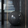 Decorative Green Spherical Wall Decor For Modern Walls With Various Color Options