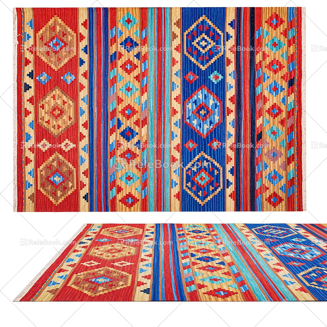 Nordic Simple Carpet 3d model