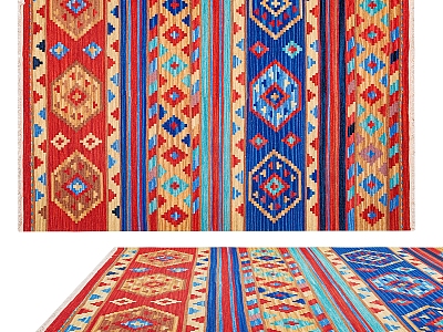 Nordic Simple Carpet 3d model