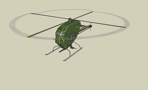 Modern Helicopter Aircraft 3d model