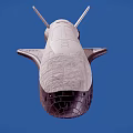 USAF Space Shuttle Model For Space Exploration And Aerospace Research 3d model