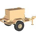Hyundai-mounted generator car generator 3d model
