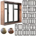 Modern Casement Windows With Wooden Frame And Multiple Design Styles For Residential Buildings