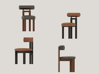 Middle Style Chair Dining Chair model