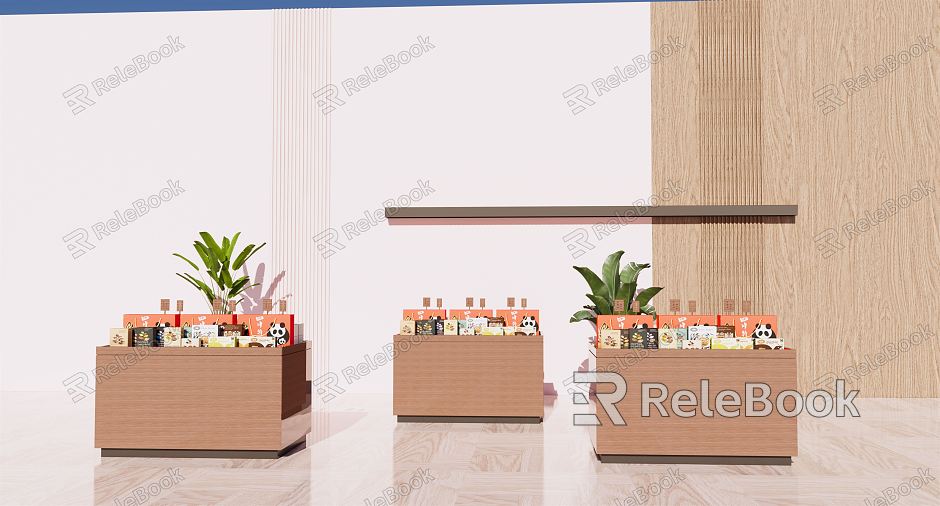 modern container shelf model