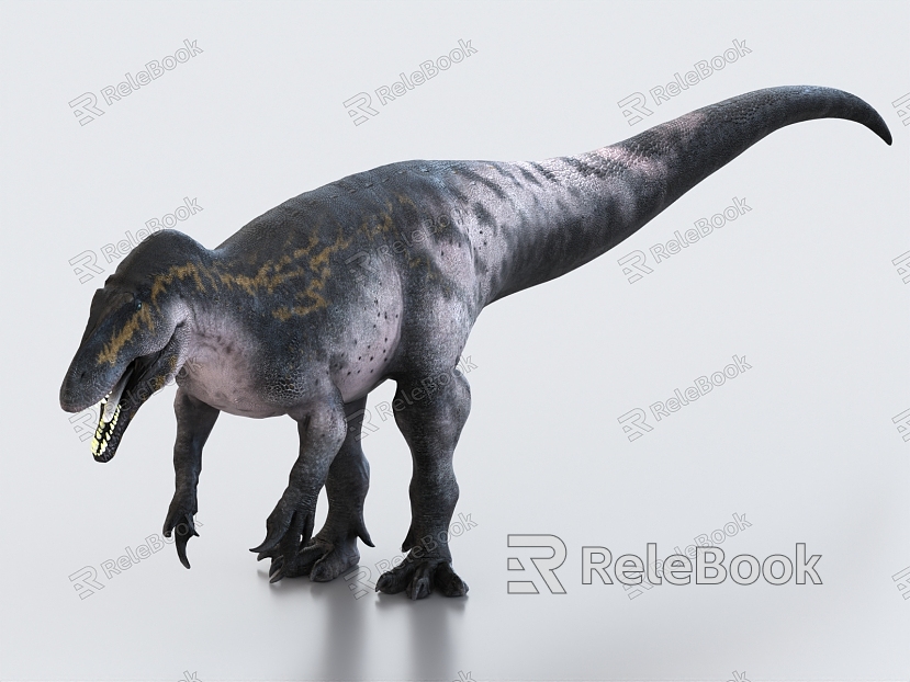 Sharkodontosaurus allosaurus dinosaurs prehistoric animals ancient creatures model