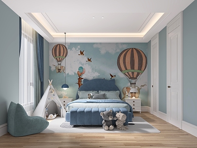 Jane Europe children's room boy room model