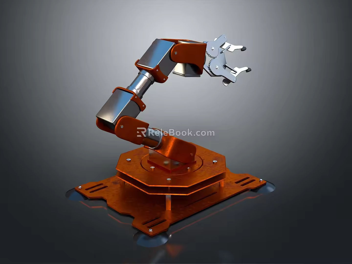 Modern Mechanical Arm Robot Arm Robot Arm Robot Head 3d model