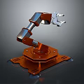 Modern Mechanical Arm Robot Arm Robot Arm Robot Head 3d model