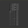 Tower defense sentry tower air defense watchtower observatory tower loft 3d model