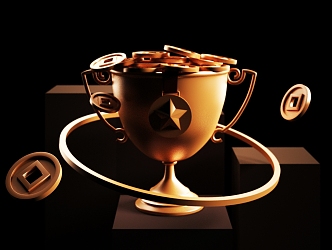 Modern Trophy 3d model