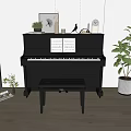 Artistic Workspace Displaying Various Musical Instruments And Art Supplies Collection