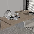 Modern Coffee Table Mother Coffee Table 3d model