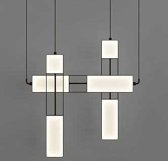 Style Chandelier Simple Chandelier 3d model