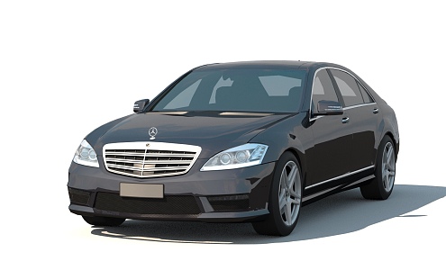 Mercedes-Benz S-Class 2010 MercedesBenz with Less Mold Surface 3d model