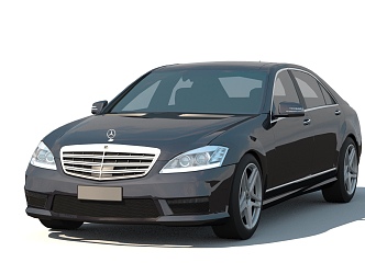 Mercedes-Benz S-Class 2010 MercedesBenz with Less Mold Surface 3d model