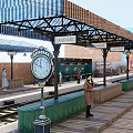 Retro Bazaar Station Bazaar 3d model