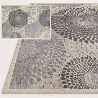 Square carpet 3d model