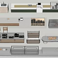 Modern Bar Counter Designs With Wooden Tops Seats And Storage Features