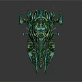 Futuristic Cosmic Spaceship Design Featuring Advanced Aerodynamic Structure For Interstellar Travel
