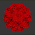 Bright Red Carnations Bouquet in Pink Wrapping with Yellow Ribbon Bow