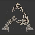Industrial Mechanical Equipment Components With Metal Structure And Precision Connecting Parts