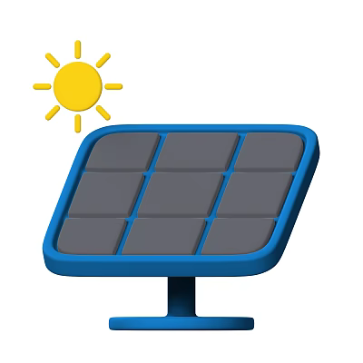 Blue Solar Panel Industrial Equipment For Efficient Sunlight Utilization And Renewable Energy Production 3d model