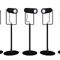 Modern zuiver floor lamp marlon reading lamp creative floor lamp spotlight imported from Holland creative shaped floor lamp floor shooting 3d model