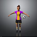 Soccer Equipment With Black And White Soccer Ball For Sports Training