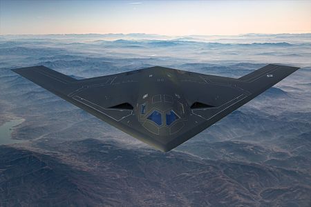 The New Generation of American Stealth Nuclear-Powered Bomber B 21 3d model