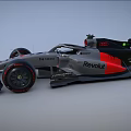 McLaren Formula 1 Racing Car With Renault Branding And Grey Aerodynamic Design