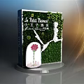 Little Prince Themed Photo Check in Spot with Rose Silhouette and Green Grass Background