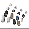 Modern Downlights And Spotlights With Various Colors For Indoor Lighting Decoration