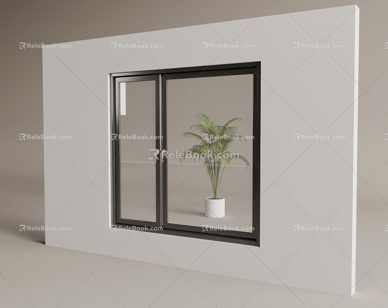 casement window 3d model